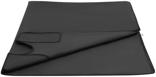 Main image of VEVOR Infrared Sauna Blanket 73 x 35 in, Portable PU Leather Sauna Bag, Even Heating for Home Detox & Relaxation, Temp Control & Timer, Full-Body Heating Wrap with Towel Liner, Carry Bag, Black