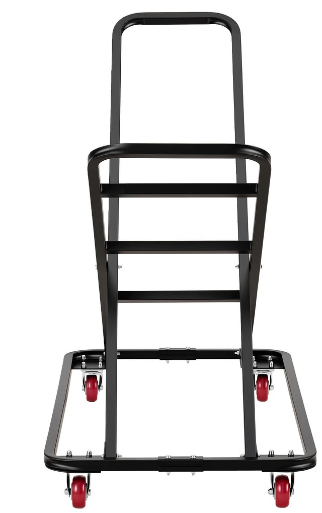 Main image of VEVOR Performing Arts Chair Cart 300 lbs Capacity Holds Up to 18 Chairs, for Music Events, X-Shaped Stacking Design, Heavy-Duty Carbon Steel, Easy to Move, Storage Dolly, with Locking Swivel Wheels