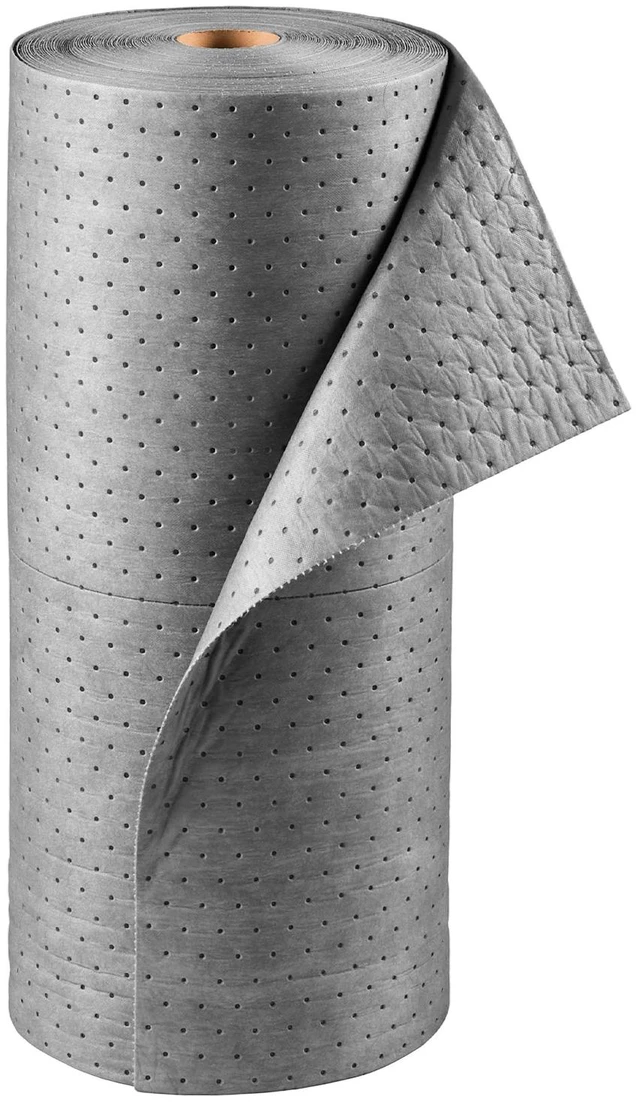 Main image of VEVOR Oil & Water Absorbent Pads, 30 in x 150 ft 1-Roll, Medium-Duty Spill Absorbing Pads, Universal for Gasoline, Engine, Oil, Water, Coolant, Durable PP Spill Control Mats for Garage Workshop