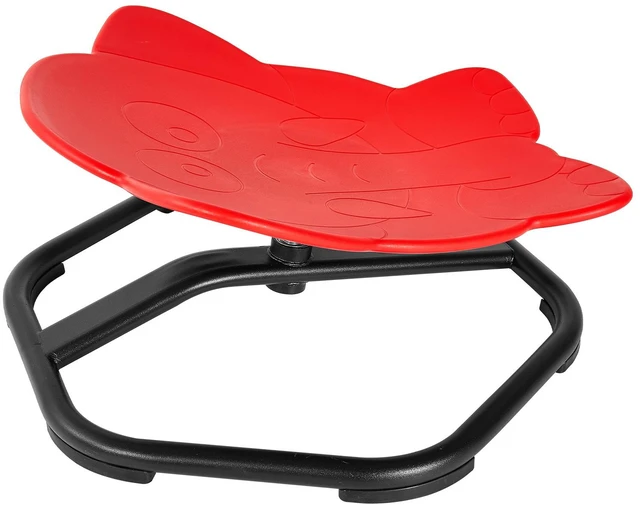 Main image of VEVOR Spinning Chair for Autistic Kids Ages 3-12 Autism Sensory Toy 220 LBS, Sensory Swivel Seat Products for Children ADHD, Training Body Coordination Balance, 20.5" L x 19.7" W, Elephant Shape, Red