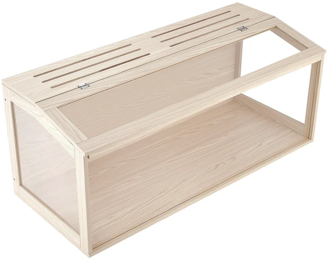 Main image of VEVOR Wooden Hamster Cage 48"x20.1"x20.1" 270° Viewing Hamster Habitat, Chewproof Acrylic Small Animal Cage with Openable Top, Large Pet Enclosure for Syrian/Dwarf Hamsters, Guinea Pigs & Gerbils