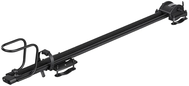 Main image of VEVOR Roof Bike Rack 35 lbs 1 Bike Carrier Upright Rooftop Bicycle Rack, for Car SUV, Aluminum Alloy & Q235 Steel, Roof Mount Carrier for Secure Bicycle Storage and Transport on Vehicles, Black