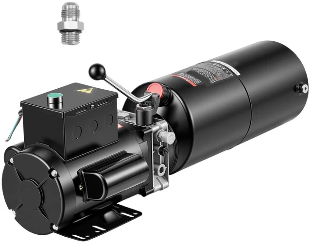 Main image of VEVOR 110V 10 Quart Hydraulic Power Unit, 2.2KW Automotive Hydraulic Pump for Dump Trailers, Auto Shop Car Lift Power Unit for Two and Four-Post Auto Hoists (Vertical Installation)