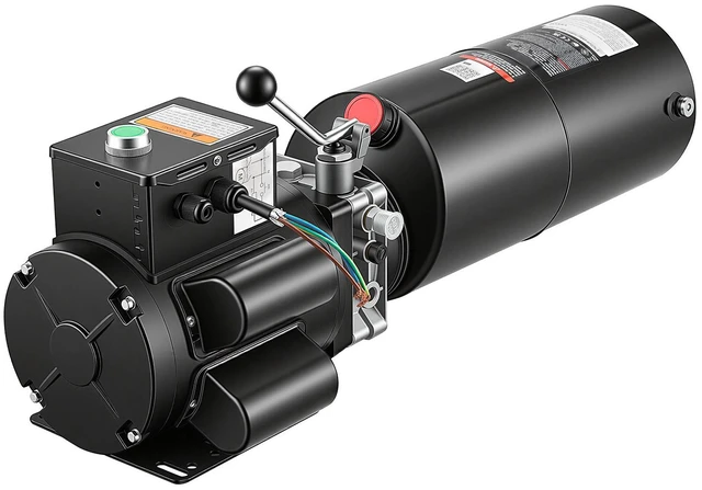 Main image of VEVOR 10 Quart Hydraulic Pump, 2.2KW Hydraulic Motor Dump Trailer Pump Single Acting, 3200 PSI Max Relief Pressure, 1.7 GPM Flow Rate, AC220-240V Hydraulic Power Unit Car Lift (Vertical Installation)