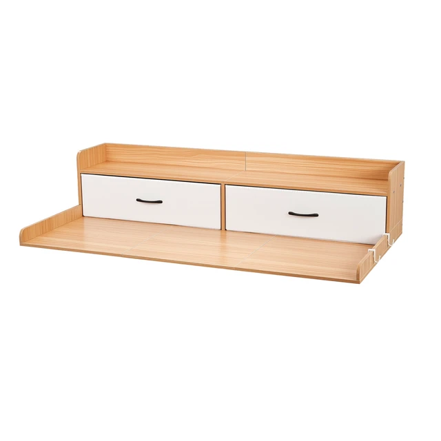 Alt view image 8 of 8 - VEVOR Washer Dryer Countertop with Shelf, 54 x 27.5 in Wooden Washer and Dryer Topper with 2 Drawers & 2 Hooks, Laundry Machine Topper for Laundry Closet Pantry Counter Organization and Storage,