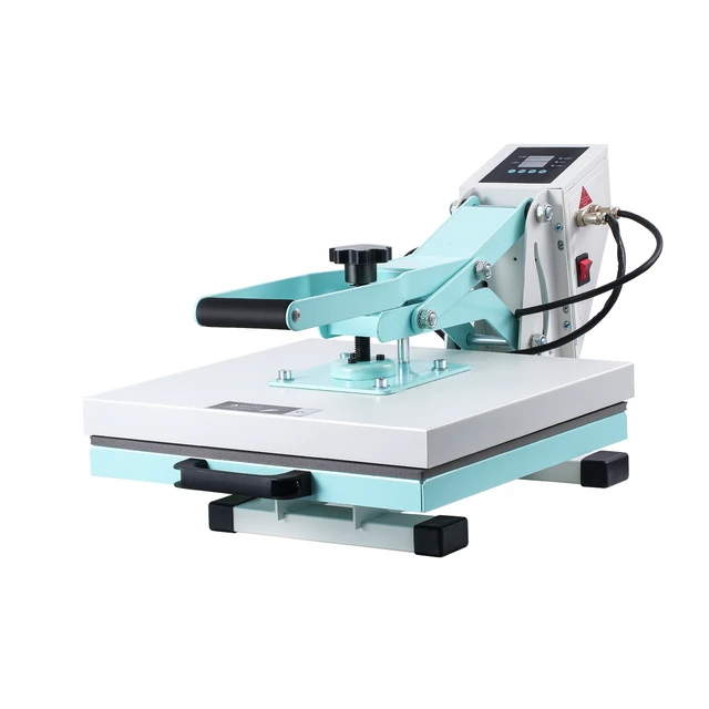 Alt view image 8 of 8 - Heat Press, 15 x 15 inch Digital Heat Press Machine, Slide Out Heat Transfer Machine, Fast and Even Heating, 2-Layer Insulation Cotton, Heat Transfer Machine for T-Shirts/Pillows/Bags, Green