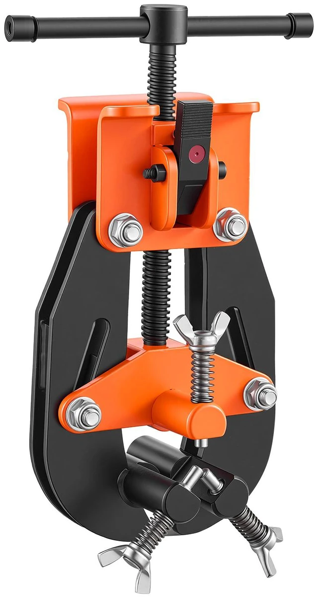 Main image of VEVOR 1"-3" Pipe Alignment Clamp Tool, Precision 3-Point Alignment Tool with T-Handle & Quick Release Button, High-Strength Steel Pipe Clamp for Piping Welding & Fabrication