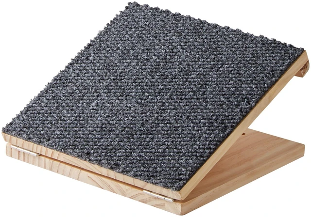 Main image of VEVOR Dog Ramp for Stairs 4 Pack 3.7"-5.7" Adjustable Foldable Pet Ramp, for Small Dogs & Short-Legged Pets, 3 Heights, 10.5" Long, Up to 30 lbs, Portable Wooden Stair Wedges with Non-Slip Surface