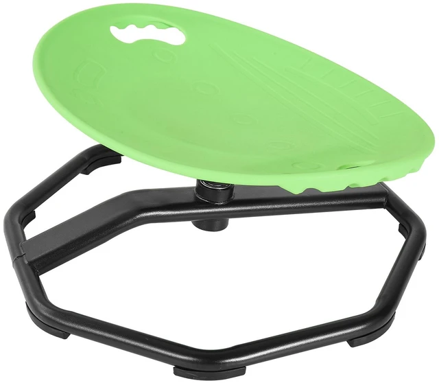 Main image of VEVOR Spinning Chair for Autistic Kids Ages 2-6 Autism Sensory Toy 110 LBS, Sensory Swivel Seat Products for Children ADHD, Training Body Coordination Balance, 16.9" L x 14" W, Rounded Shape, Green