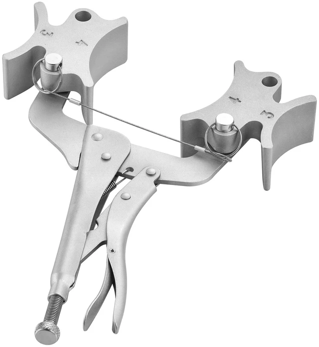 Main image of VEVOR Pipe Welding Clamp, Welders 3rd Hand for 1.5", 2", 3", 4" Pipes, Portable Butt Weld Alignment Clamp, Welding Third Hand Tool, Heavy Duty Welding Plier for Industrial Pipeline Work