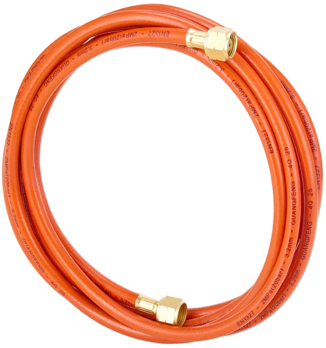 Alt view image 8 of 8 - VEVOR Air Acetylene Torch Hose, 1/8-Inch x 12FT Acetylene Welding Hose with 9/16" LH B-Type Fittings, AH-12 R Grade Welding Torch Hoses Compatible with AR-B/AR-MC Regulators