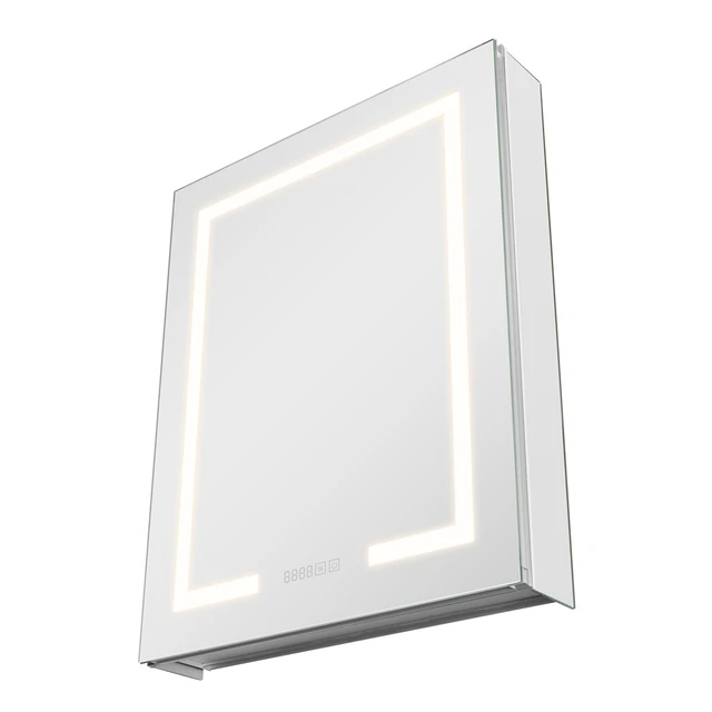 Alt view image 9 of 9 - Lighted Medicine Cabinet with HD Mirror 24 x 30 in Recessed or Wall Mount