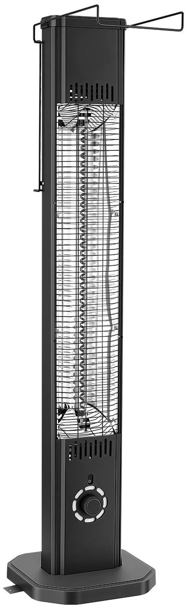 Main image of VEVOR Infrared Heater 1500W Electric Space Heater 8 Heat Settings Black, with Remote Control for Outdoor Use, 8H Timer, Overheat Protection, Cold-Rolled Steel, for Patios, Backyards, and Balconies