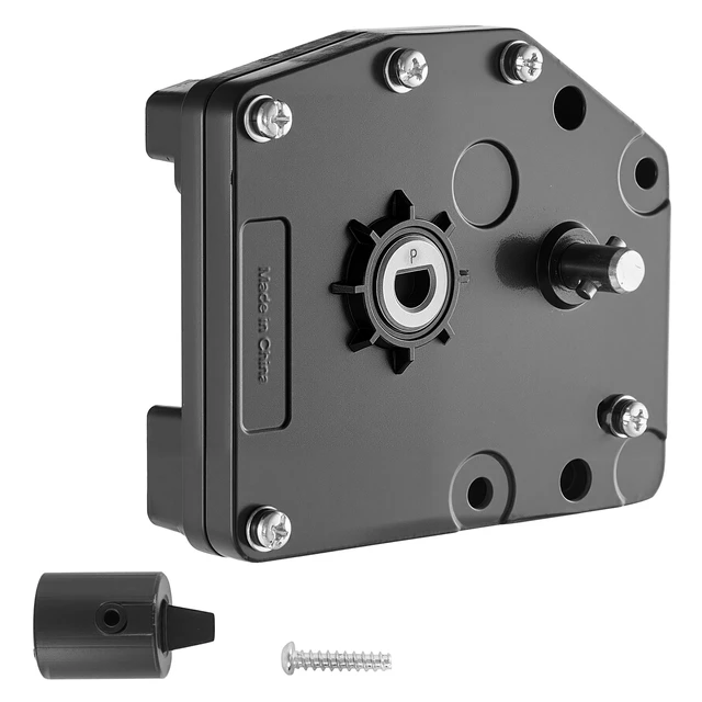Alt view image 9 of 9 - RV Fifth Wheel Landing Gear Box 276602, Universal Mount Steel Gearbox Compatible with Lippert Venture, Atwood, Stromberg Carlson Landing Gear Systems, Replace LG-179015, Adjustable Height, Black