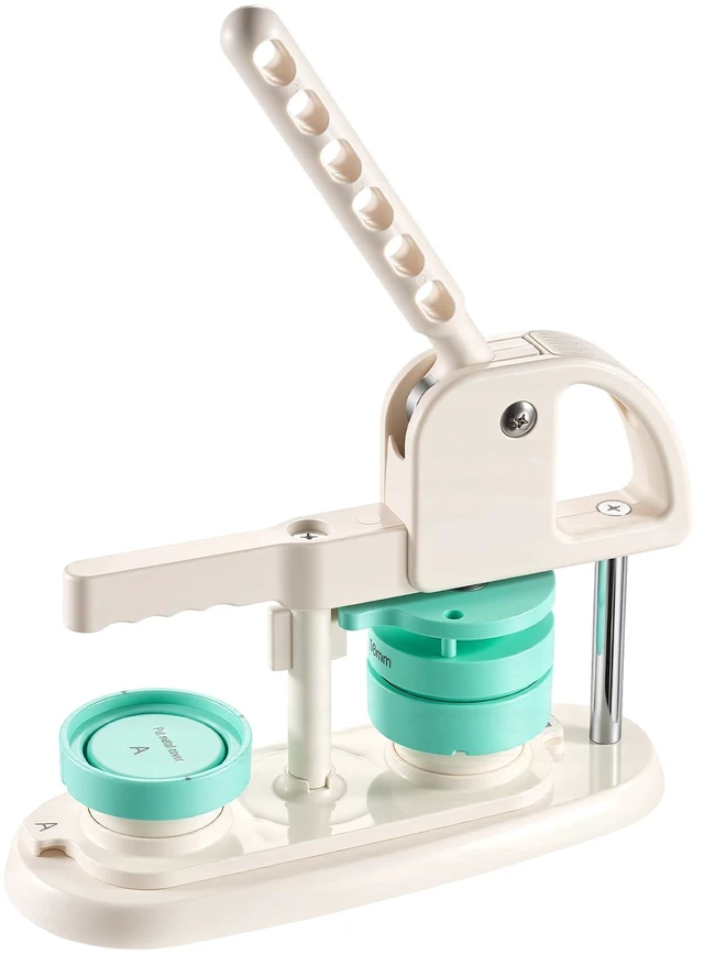 Main image of VEVOR Button Maker Machine, 1"/1.25"/2.25"(25/32/58 mm), Quick-Change Plastic Pin Maker, 300pcs Button Parts, Circle Cutter and Magic Book, Reinforced Handle, for DIY Badges, Pins, Key Chains