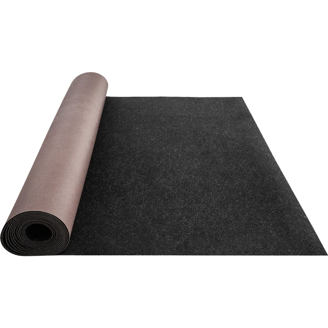Alt view image 8 of 8 - Boat Carpet, 6 ft x 13.1 ft Marine Carpet for Boats, Waterproof Black Indoor Outdoor Carpet with Marine Backing Anti-Slide Marine Grade Boat Carpet Cuttable Easy to Clean Patio Rugs Deck Rug