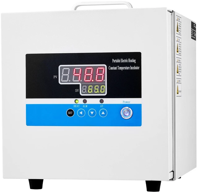 Main image of VEVOR Laboratory Incubator 1.6 Gal / 6 L Microbiological Lab Incubator, For Petri Dishes, Room Temp+41 to 149 PID Temperature Control, Compact & Portable, Digital Panel, Constant Temperature