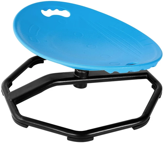 Main image of VEVOR Spinning Chair for Autistic Kids Ages 2-6 Autism Sensory Toy 110 LBS, Sensory Swivel Seat Products for Children ADHD, Training Body Coordination Balance, 16.9" L x 14" W, Rounded Shape, Blue