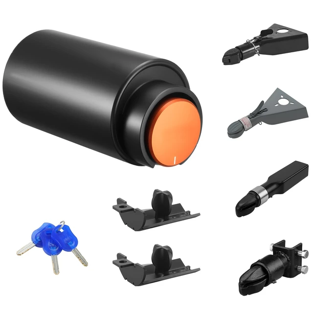 Alt view image 9 of 9 - VEVOR Trailer Coupler Lock Fits 2 & 2-5/16-Inch Couplers Heavy Duty Hitch Lock