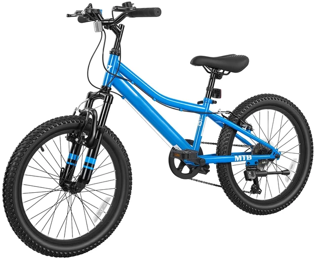 Main image of VEVOR Mountain Bike for Men and Women 20 inch Outdoor Bicycle 6 Speeds, Adult Bikes, Front Suspension, Adjustable Saddle, All-Terrain Tires, High Carbon Steel Frame, Dual Brake, Pre-Assembled