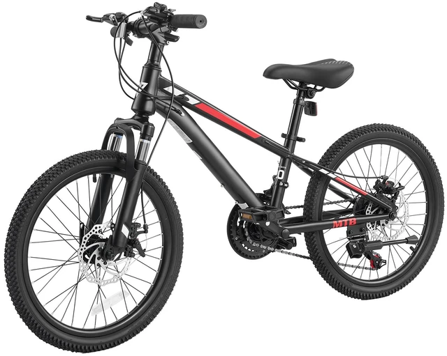 Main image of VEVOR Mountain Bike for Men and Women 20 inch Outdoor Bicycle 21 Speeds, Adult Bike, Front Suspension, Adjustable Saddle, All-Terrain Tires, High Carbon Steel Frame, Dual Disc Brake, Pre-Assembled