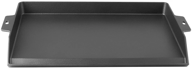Main image of VEVOR Cast Iron Griddle 23x16 inch Flat Top Pre-Seasoned Plate Handle, for BBQ Eggs Burger, Even Heat Distribution, Non-Stick Portable Rectangular Family Cookware for Outdoor Gas Grill/Stove, Oven