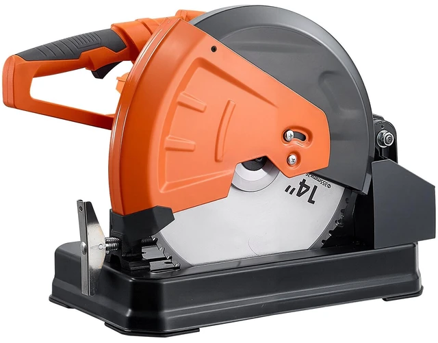 Main image of VEVOR Chop Saw 14-inch Cold Cut Blade 2800 W Powerful Motor Cut Off Saw, For Cutting Metal, -45° to 45° Adjustable Angle, Efficient Dry Cutting, with Thickened Blade Guard and Chip Collection Box