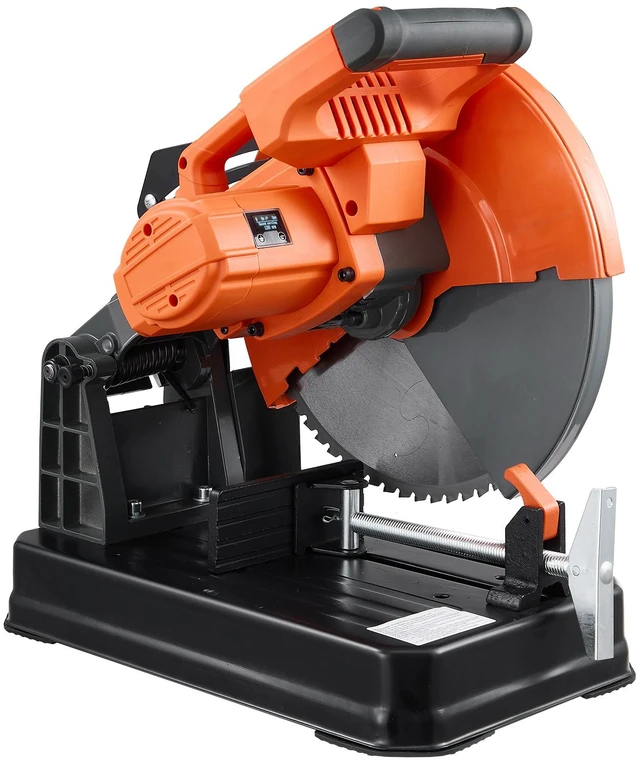Main image of VEVOR Chop Saw 14-inch Cold Cut Blade 3500 W Brushless Motor Cut Off Saw, For Cutting Metal, -45° to 45° Adjustable Angle, 750-1200 r/min Adjustable Speed, Dry Cutting, with Chip Collection Box