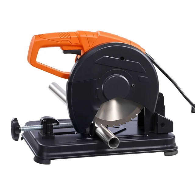 Alt view image 9 of 9 - VEVOR Chop Saw, 7-1/4 in Stainless Steel Cold Cut Blade, 1200 W Motor, 4000 r/min Speed, 0-45° Adjustable Cutting Angle, Metal Cutting Chop Saw for Metal Square and Flat Tubes, I-Shaped Steels