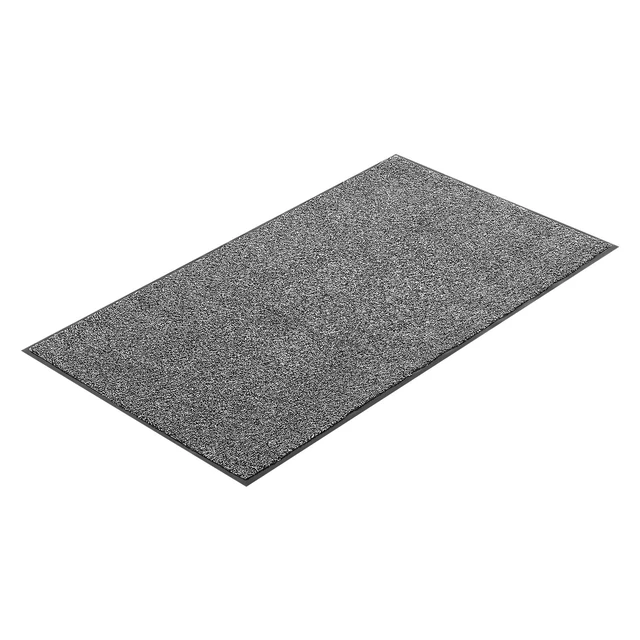 Alt view image 9 of 9 - VEVOR Front Door Mat, 5 x 3 ft Commercial Floor Mat for Indoor and Outdoor, Industrial Entrance Carpet with PVC Backing, Heavy Duty Washable Entry Rug for Hallway, Kitchen, Balcony, Garage, Grey