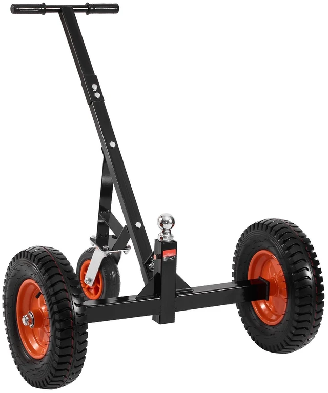 Alt view image 15 of 15 - VEVOR 1200lbs Trailer Dolly 18 and 22 in Adjustable Height 2 in Ball 15.2 in Tires