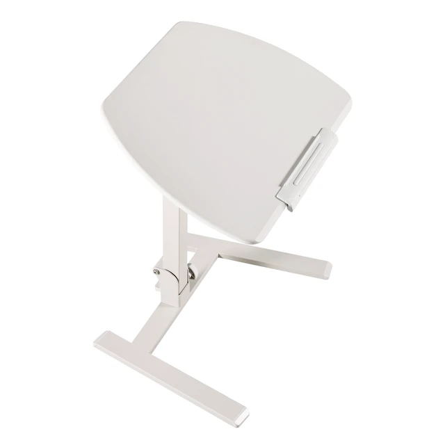 Alt view image 2 of 2 - VEVOR Standing Desk, Adjustable Height Mobile Stand Up Desk with Tilting Desktop, 25.6 x 19 in Small Computer Sit Stand Workstation, 33 lbs Capacity, Pneumatic Lift for Home Office, Fully Assembled