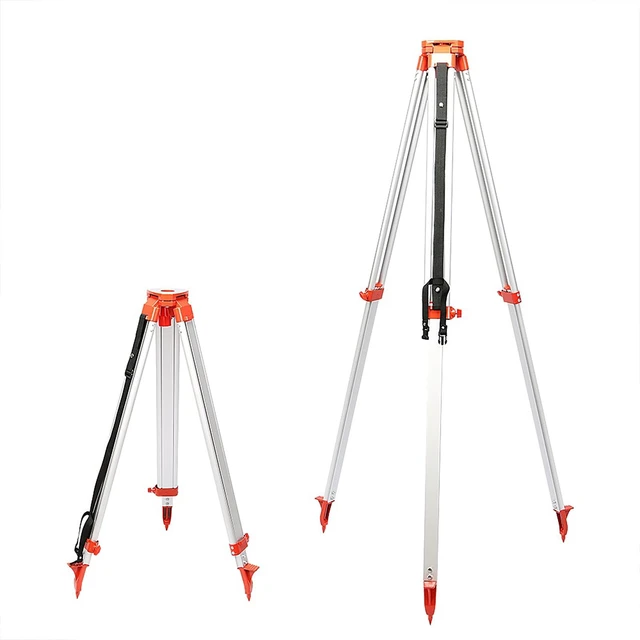 Main image of Brand New 1.65M Aluminum Tripod+5M 5 Section Dumpy Laser Level Staff for Rotary Laser Level