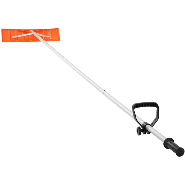 Alt view image 2 of 2 - VEVOR Snow Roof Rake, 25" Plastic Blade Snow Removal Tool, 21ft Reach Aluminium Handle, Superior Roof Shovel with Anti-Slip Handle Grip, Easy to Setup & Use for House Roof, Car Snow, Wet Leaves