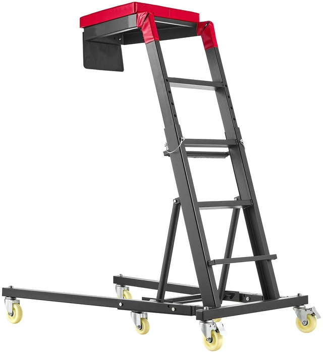 Main image of VEVOR Top Automotive Creeper 48"- 64" Adjustable High Top Engine Creeper, Easy Folding, 400LBS Heavy-Duty Steel Support, Stable H-Shaped Base, 6-Wheel Smooth Rolling for Auto Repair and Maintenance