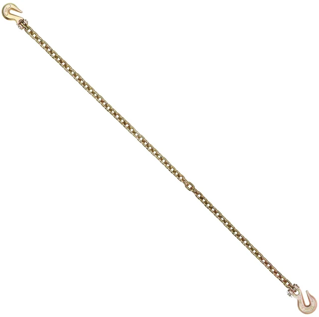 Alt view image 15 of 15 - VEVOR Binder Chain G80 Tie Down Tow Chain with Two Hooks 5/16" x 14.2' 4900 lbs