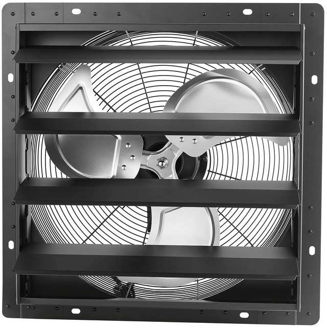 Main image of VEVOR 18 in Shutter Exhaust Fan Wall-Mount Automatic Louvers Variable Speed, Sturdy Steel Housing, Low Noise, AC Motor, 3051 CFM Ventilation and Cooling for Attic, Garage, Barn, Greenhouse, Workshop