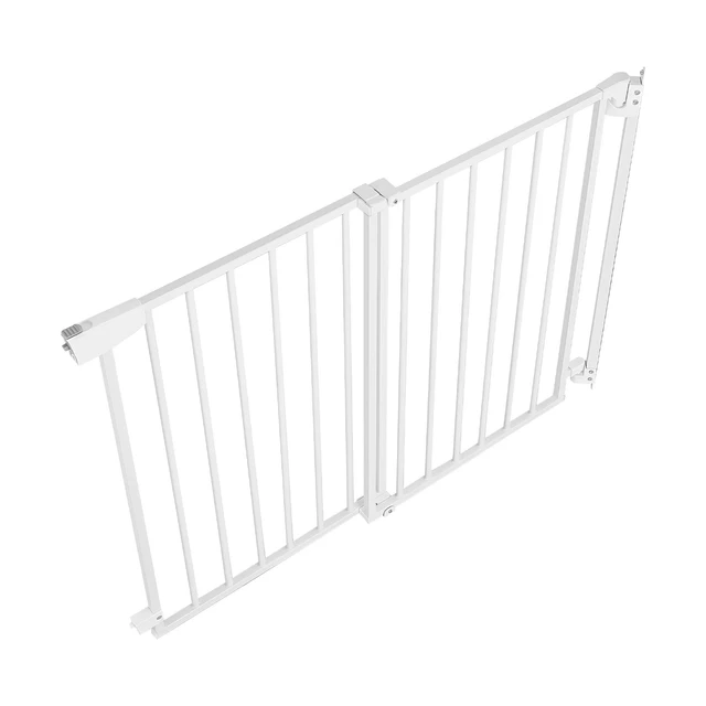 Alt view image 8 of 8 - VEVOR Baby Gate for Stairs, 29-43 in Adjustable Width, 36 in High Dog Gate, No Bottom Bar, One-Handed Operation, Easy Drilling Installation with Hardware Kit, for Stairs, Doorways, and House, White