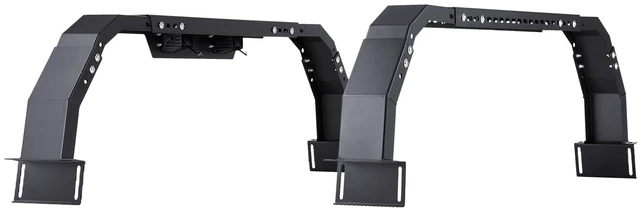 Alt view image 15 of 15 - VEVOR Overland Truck Bed Rack LED fit Ram 1500/Canyon/Silverado 1500/Tundra