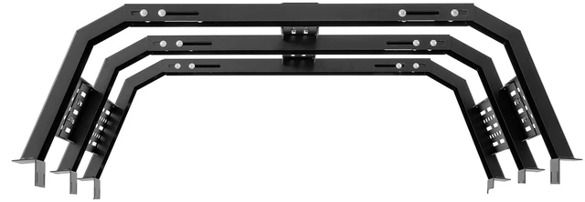 Alt view image 10 of 10 - VEVOR Overland Truck Bed Rack 900 lbs Static Capacity Fit Tacoma/Gladiator JT