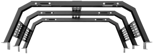 Alt view image 9 of 9 - VEVOR Overland Truck Bed Rack 900 lbs Capacity Fit Full Size & Mid-Size Trucks