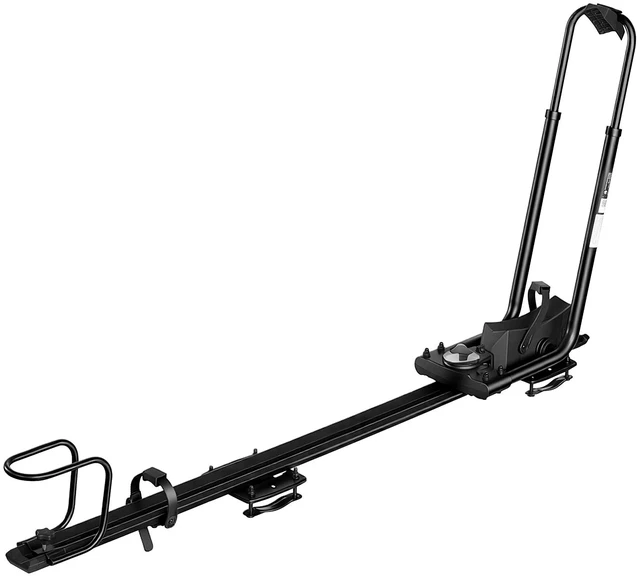 Main image of VEVOR Roof Bike Rack 44 lbs 1 Bike Carrier Upright Dual-Arm Rooftop Rack, for Car SUV, Aluminum Alloy & Q235 Steel, Foldable Mount with Secure Locking System for Bicycle Storage and Transport, Black