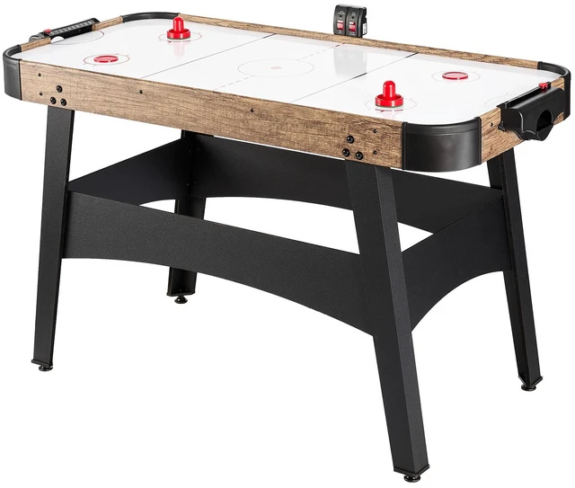 Main image of VEVOR 54" Air Hockey Table with Electronic Scorer & High-powered Blower, for Family Game Room, Basements and Home Air Powered Hockey Arcade Game Table Set with Pushers & Pucks, Stable Leg