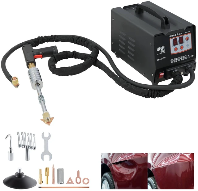Alt view image 8 of 8 - Stud Welder Dent Repair Kit, 110V Spot Welding Machine with Slide Hammer Dent Puller, Professional Dent Removal Kit for Auto Body Dent Repair