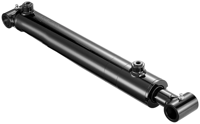 Main image of VEVOR Double Acting Hydraulic Cylinder, 2" Bore x 12" Stroke, Max 3500PSI Hydraulic Cylinder, Heavy-Duty Welded Cross Tube Cylinders with 1" Pin Hole & SAE #6 Port for Agricultural Machinery, Tractors