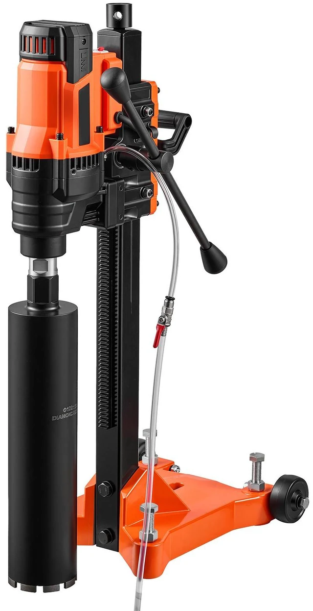 Main image of VEVOR Diamond Core Drilling Machine, 0.88 in Drilling Diameter, Rolling Dry and Wet Concrete Core Drill Rig with 8 Drill Bits & Wheeled Stand, 3000W 800 RPM Speed, UNC1 1/47 Thread