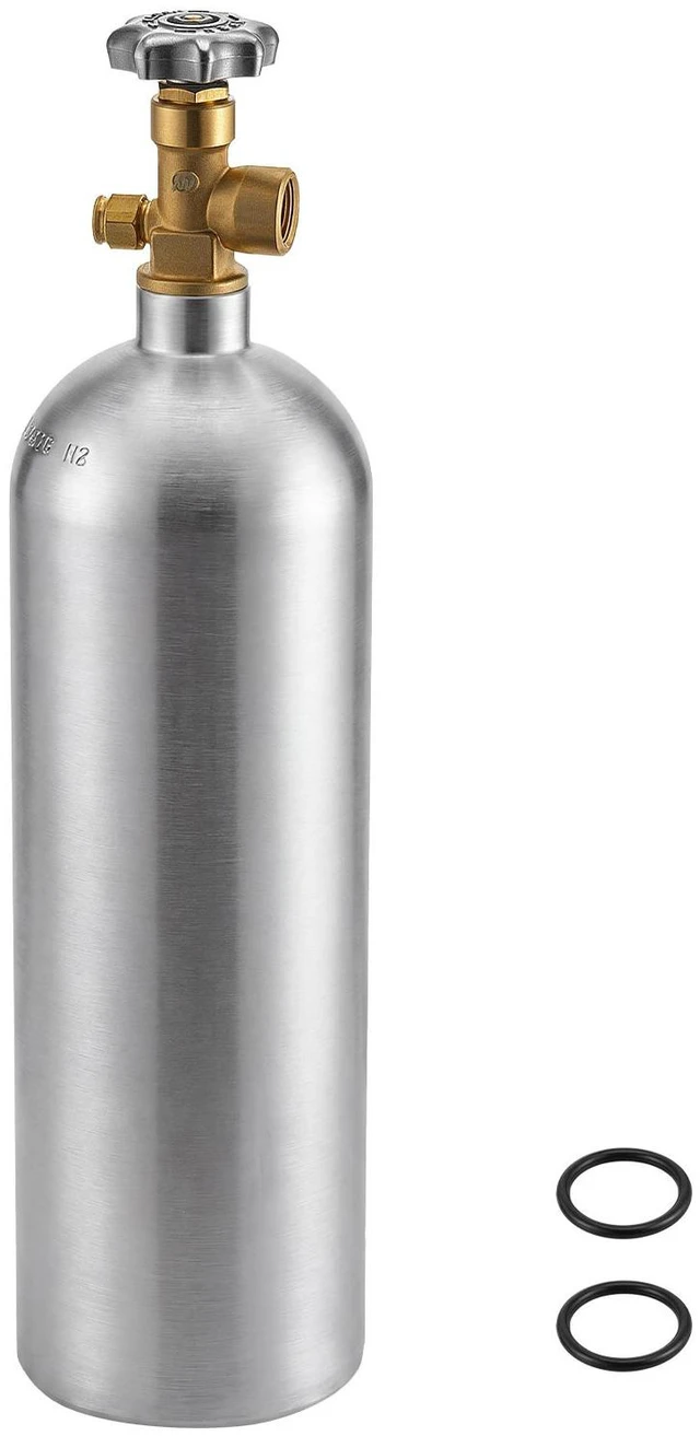 Main image of VEVOR 20 Cu. Ft DOT Nitrogen Cylinder Aluminum Alloy Air Tank (Ships Empty), High-Strength Aluminum Alloy 6061-T6 Cylinder with CGA-580 Valve & Handle, for Manufacturing, Welding, Beverage Production