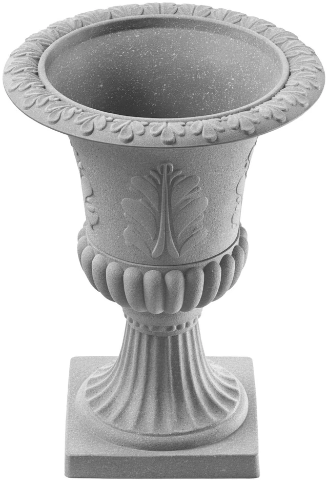 Main image of VEVOR Plastic Urn Planter 15.75"x21.26" 1 Pack Gray Classic Urn Flower Pot, for Wedding, Party, Event, Home, Stage, Garden, Balcony, and Patio Decoration, Front Porch Planter, Indoor & Outdoor Vase