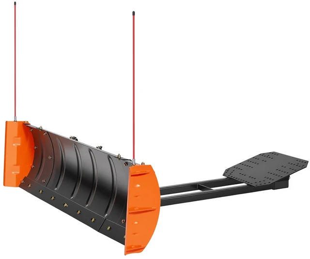 Main image of VEVOR Snow Plow Kit 43 in/60 in Width Adjustable Plow Attachment Side Wings, for Most ATVs & UTVs, Height & Left-Right Adjustable, 3 Mount Options, Universal Steel ATV Scrape Blade, Efficient Clearing