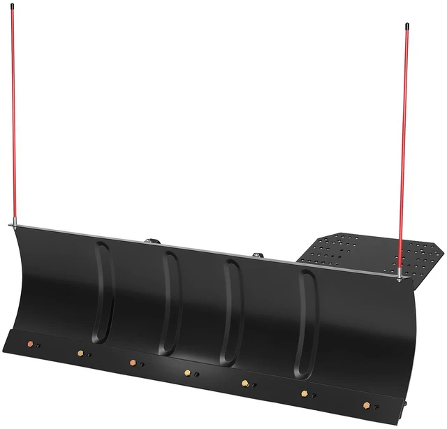 Main image of VEVOR Snow Plow Kit 48 in Universal Plow Attachment 3 Mount Options Black, for Most ATVs and UTVs, Height & Left-Right Adjustable, Quick to Detach, Steel ATV Scrape Blade, Efficient Snows Clearing